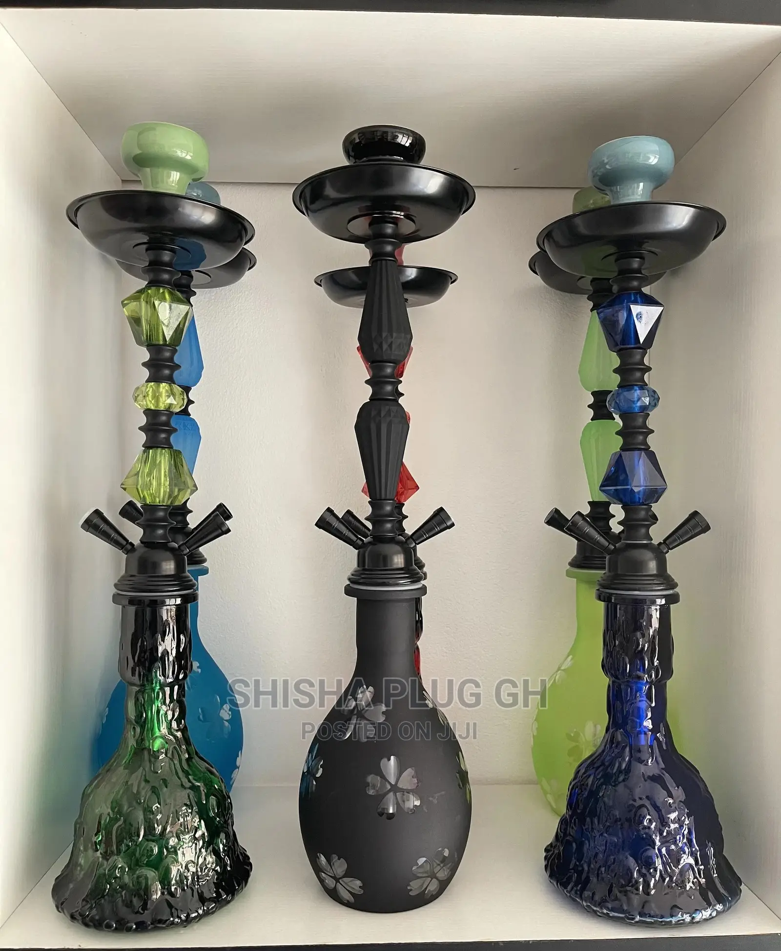 2 Pipe/ Double Hose Large Shisha Pot