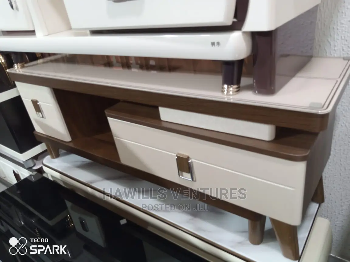 Creamy Brown TV Stand