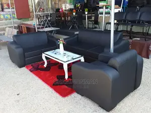 Italian Black Sofa
