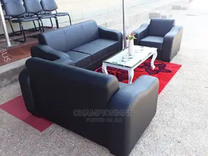 Italian Black Sofa