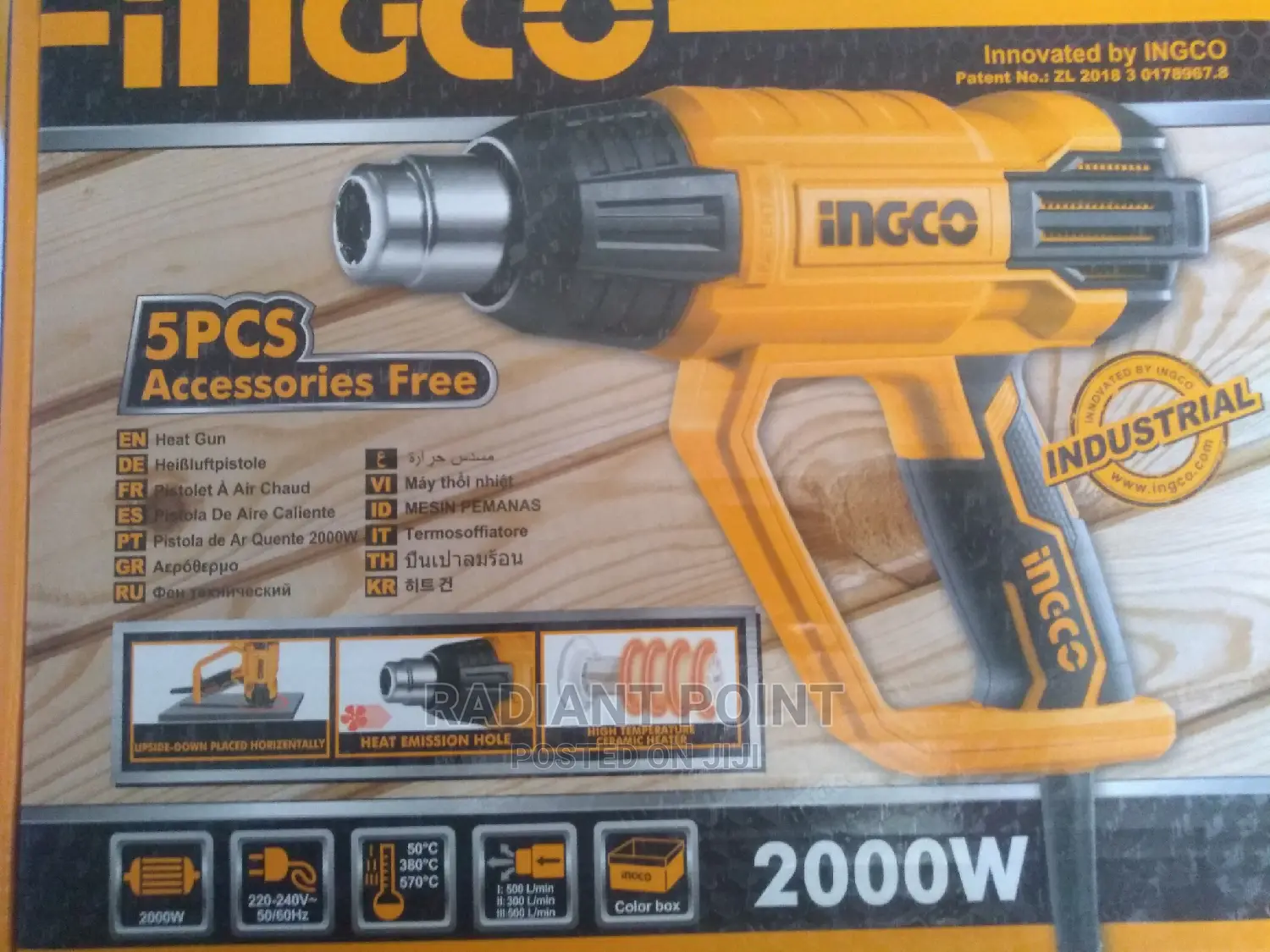 Ingco Heat Gun 2000w Power HG