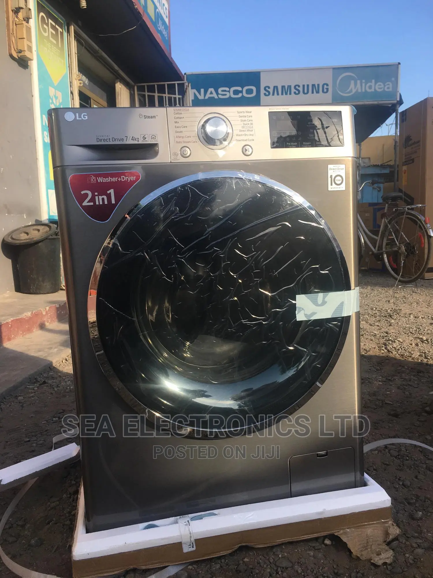 Brand New Lg Front Load Wash Dry Washing Machine 7/4kg