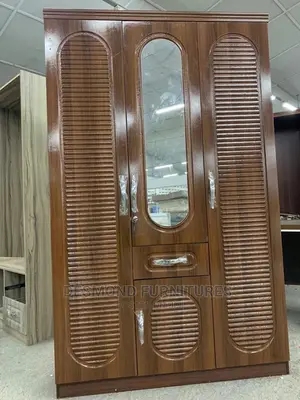 Three Doors Wardrobe With a Mirror (9663)