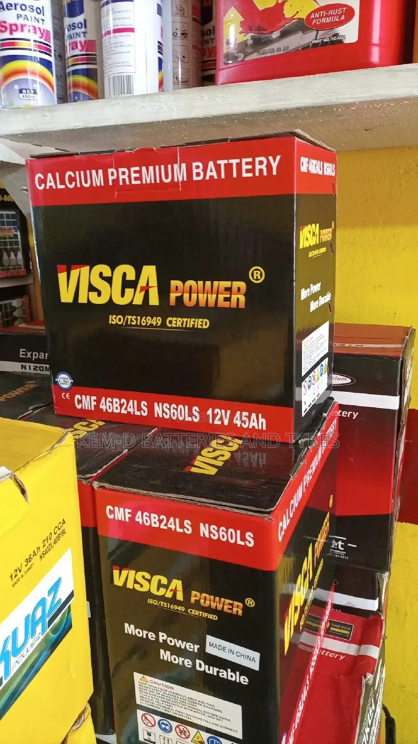 Visca Car Batteries. Free Battery Delivery