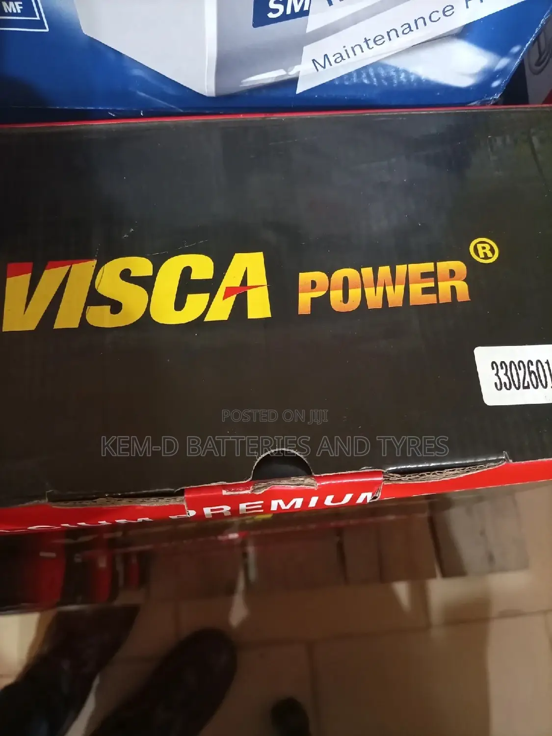 Visca Battery 13 Plates Slim Type + Dree Delivery