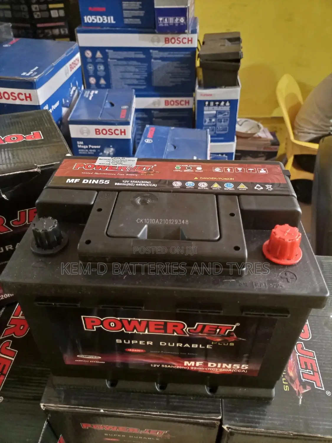 13 Plates Power Jet Batteries - Free Delivery