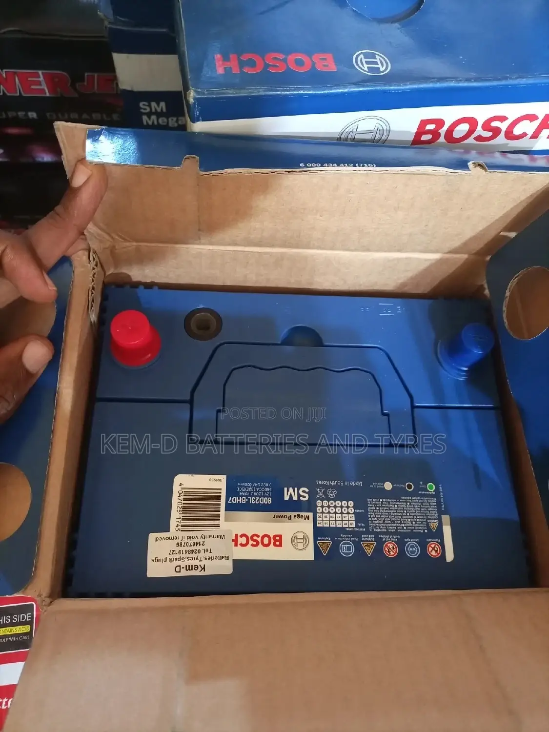 15 Plates Bosch Batteries + Free Delivery