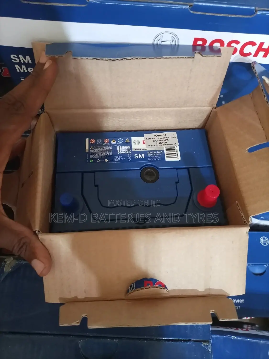 15 Plates Bosch Batteries + Free Delivery