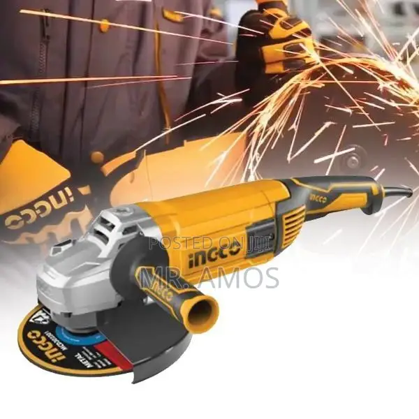 3000 Watt 9 Inches Angle Grinder With Auxiliary Handle - Ag30008