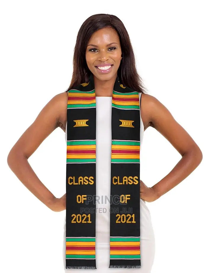 Producers Of Weave Kente Strips Sash Stoles