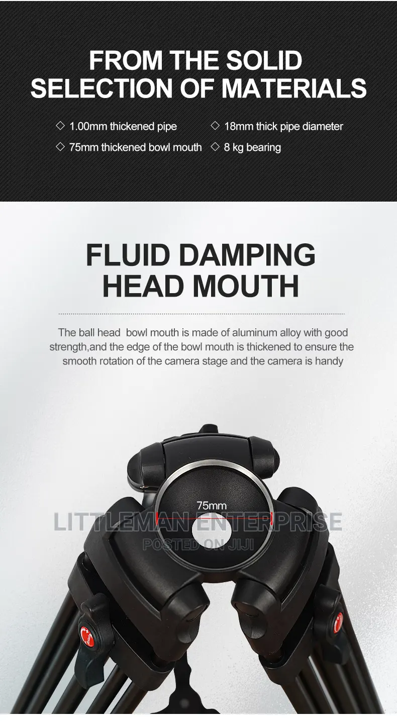 Camera Tripod Stand (Heavy Duty)