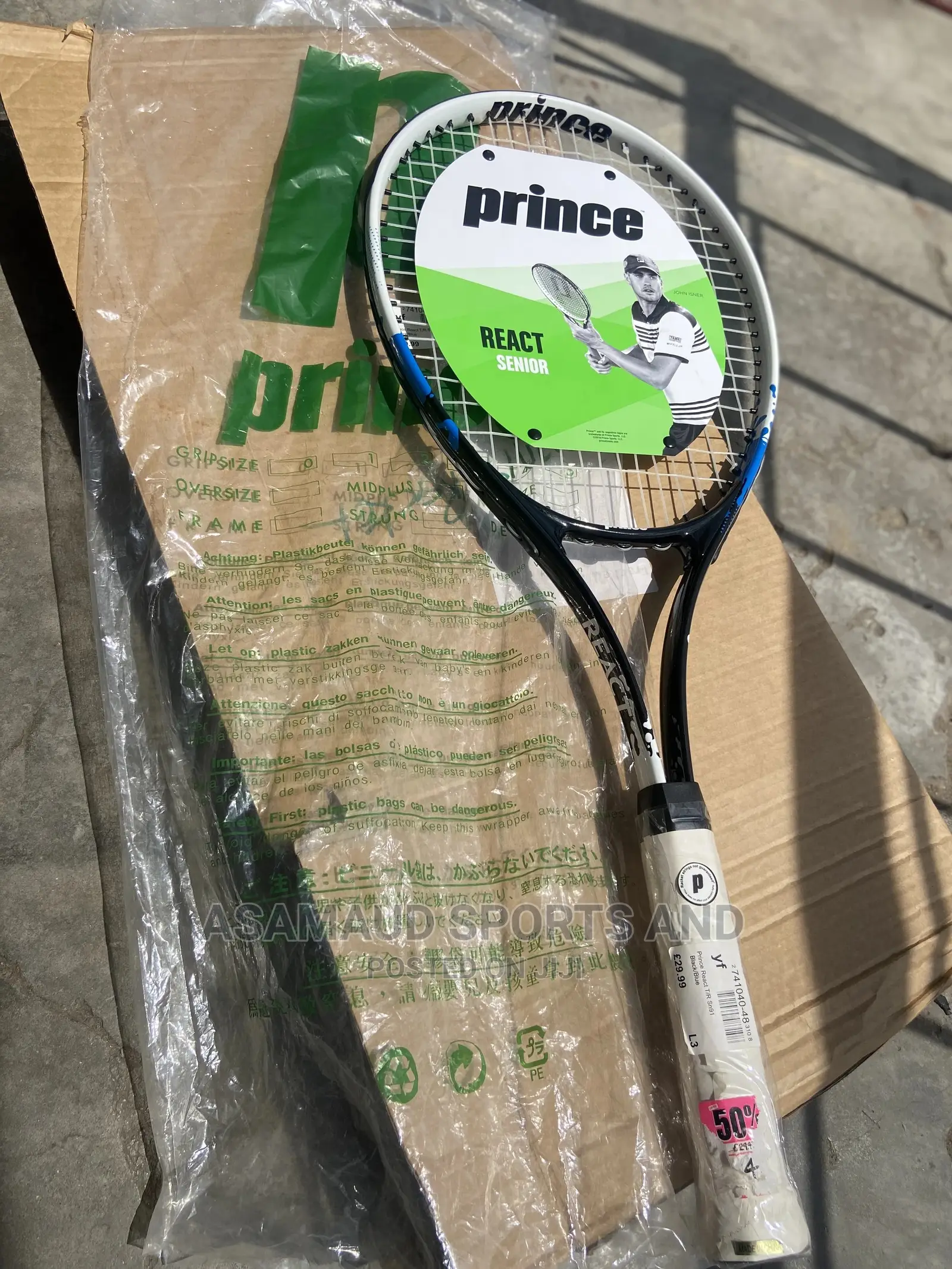 Original Prince Tennis Racquet at Cool Price