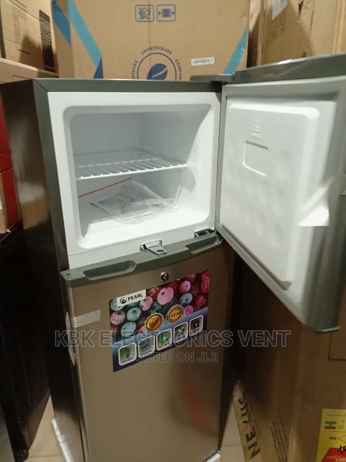 Pearl 138ltr Double Door Refrigerator