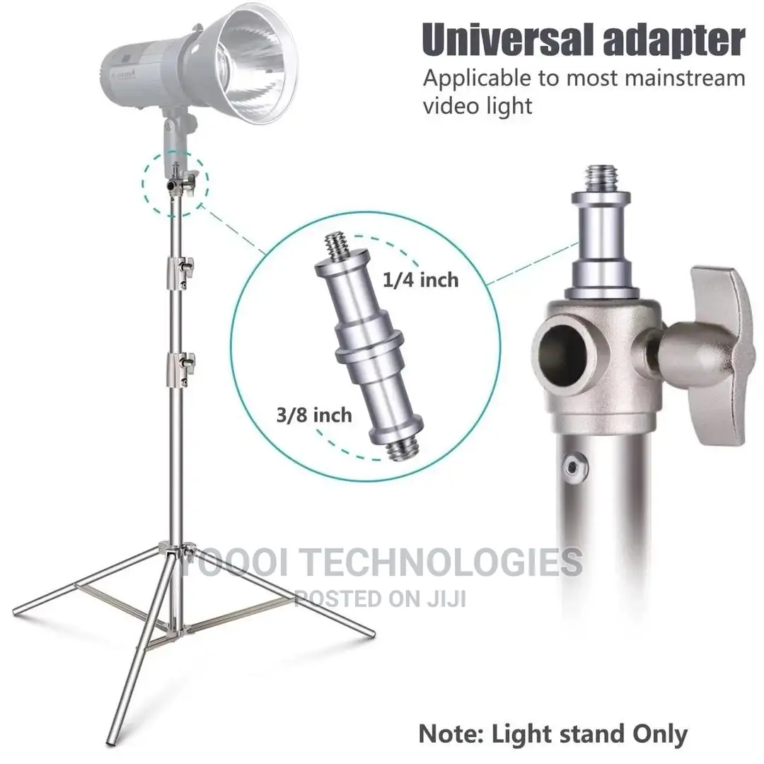 280cm Heavy Duty Stainless Steel Light Stand