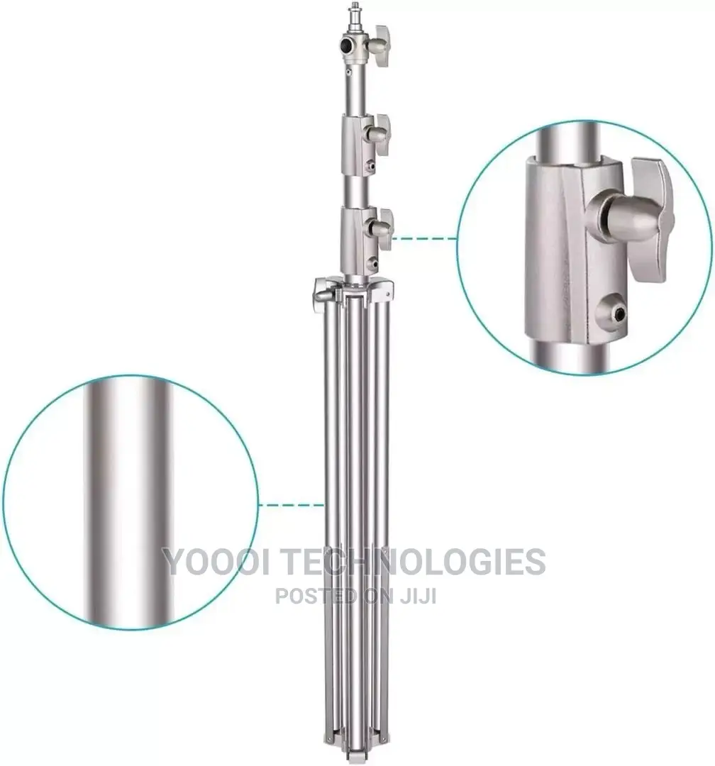 280cm Heavy Duty Stainless Steel Light Stand