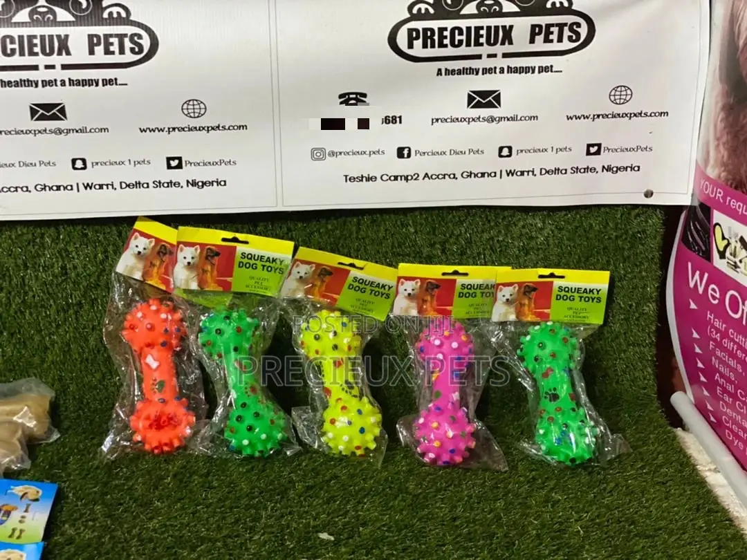 Rubber Bone-Like Toys for Dogs