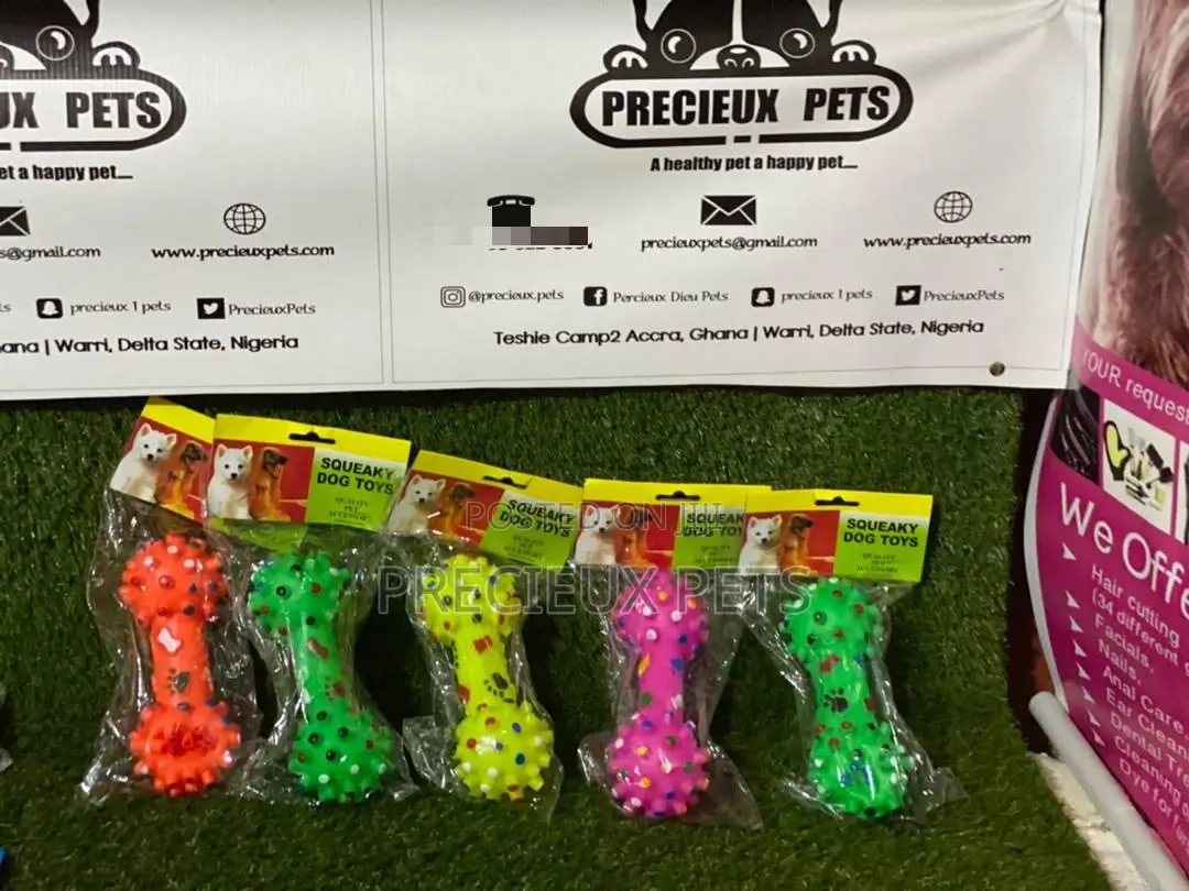 Rubber Bone-Like Toys for Dogs