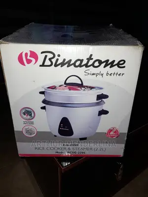 Binatone Rice Cooker Steamer 2.2L