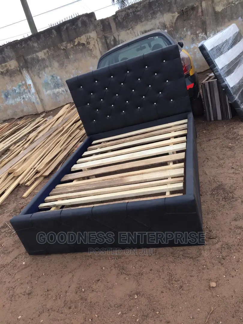 Double Leather  Bed Frame