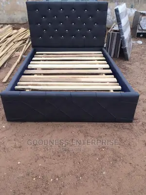 Double Leather  Bed Frame