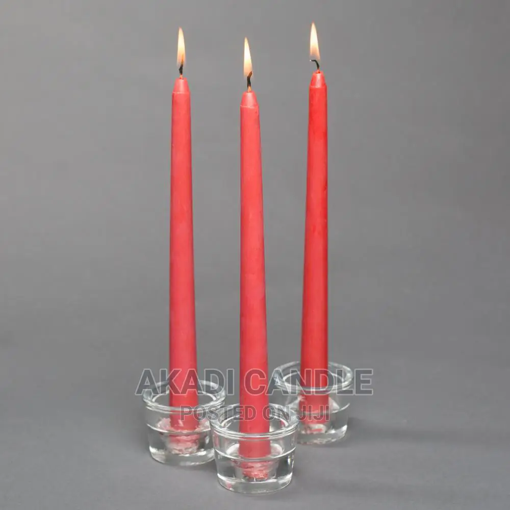 Red Tapper Candle