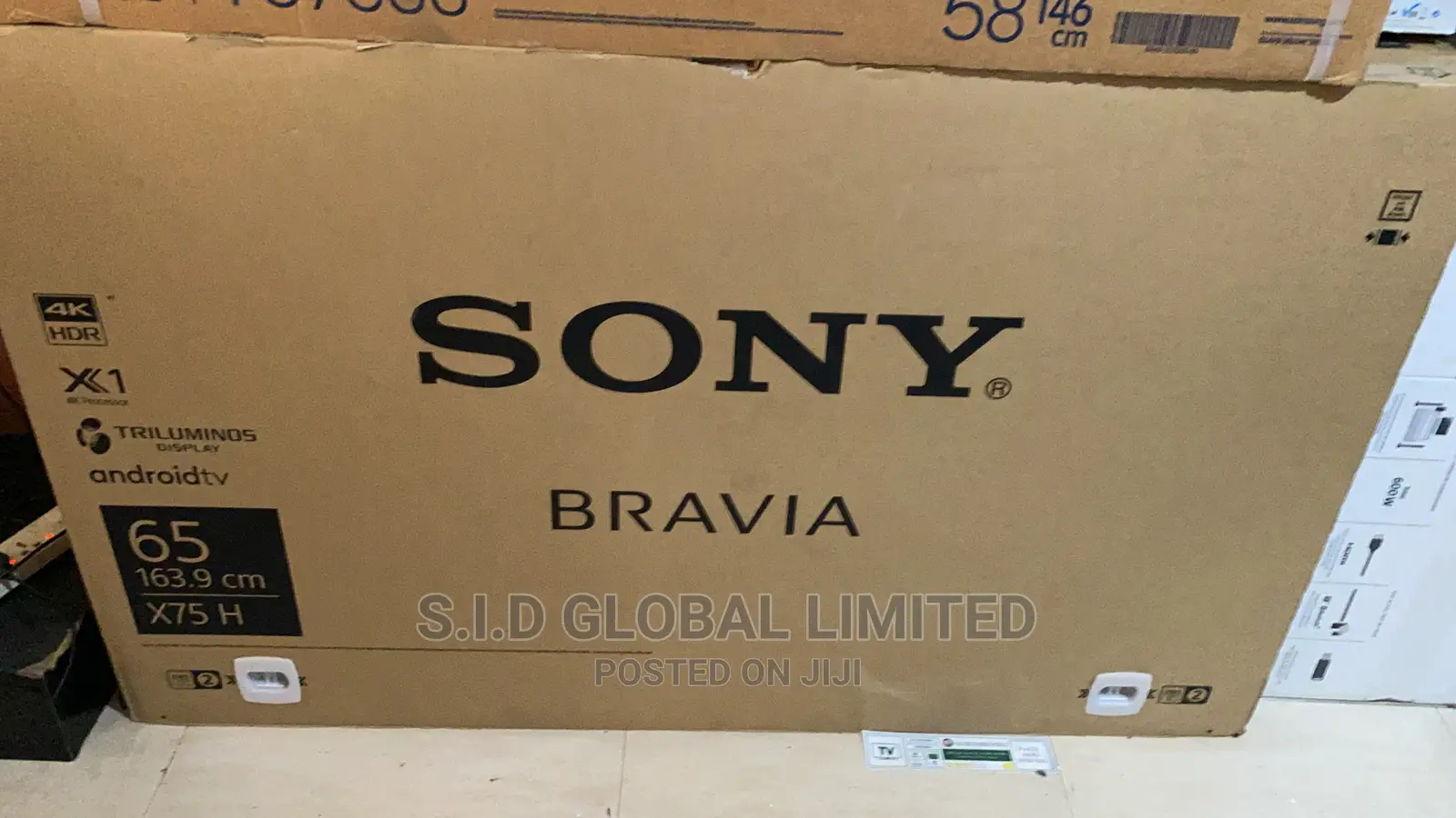 Sony 65" X750H 4K UHD Smart Android Google Assistant