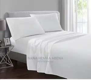 All White Queen Size Hotel Bedsheets