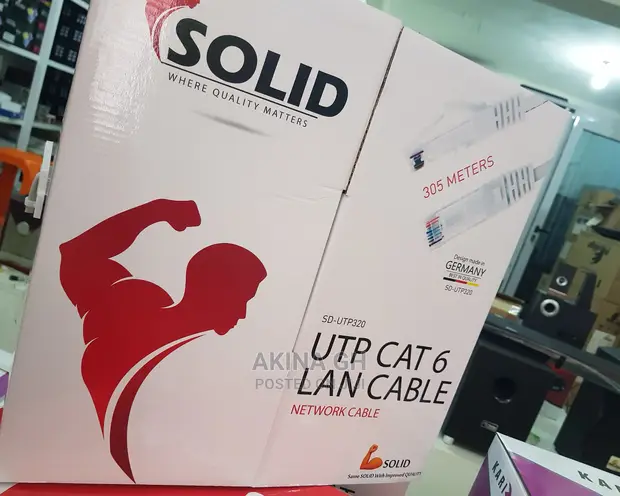 Solid Utp Cat 6 Lan Cable 305m 3