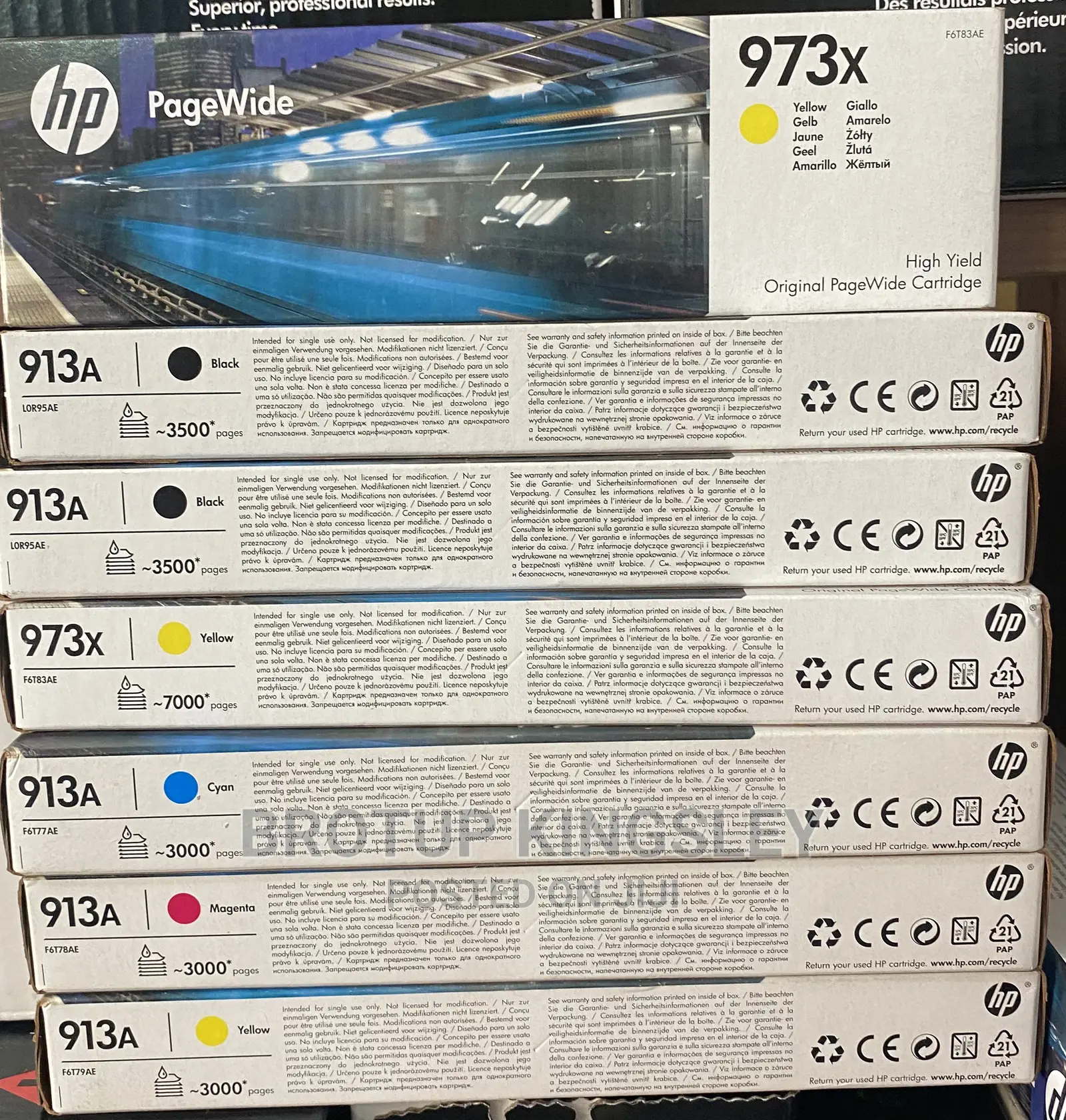 HP 913A / 981A / 973X Ink Cartridge
