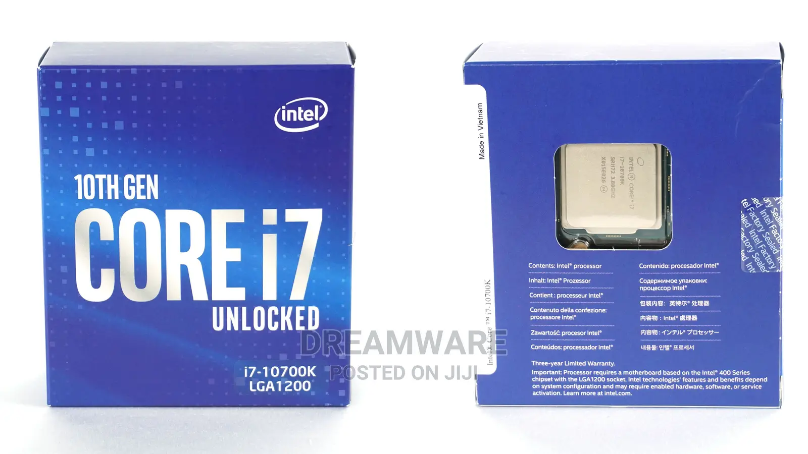 Intel Core I7- 10700K Processor