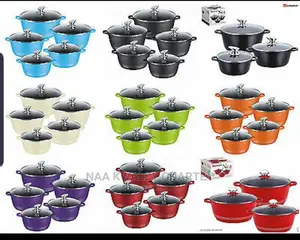 Sq Professionals 10pcs and 8pcs Nonstick Cookware Sets