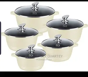 Sq Professionals 10pcs and 8pcs Nonstick Cookware Sets