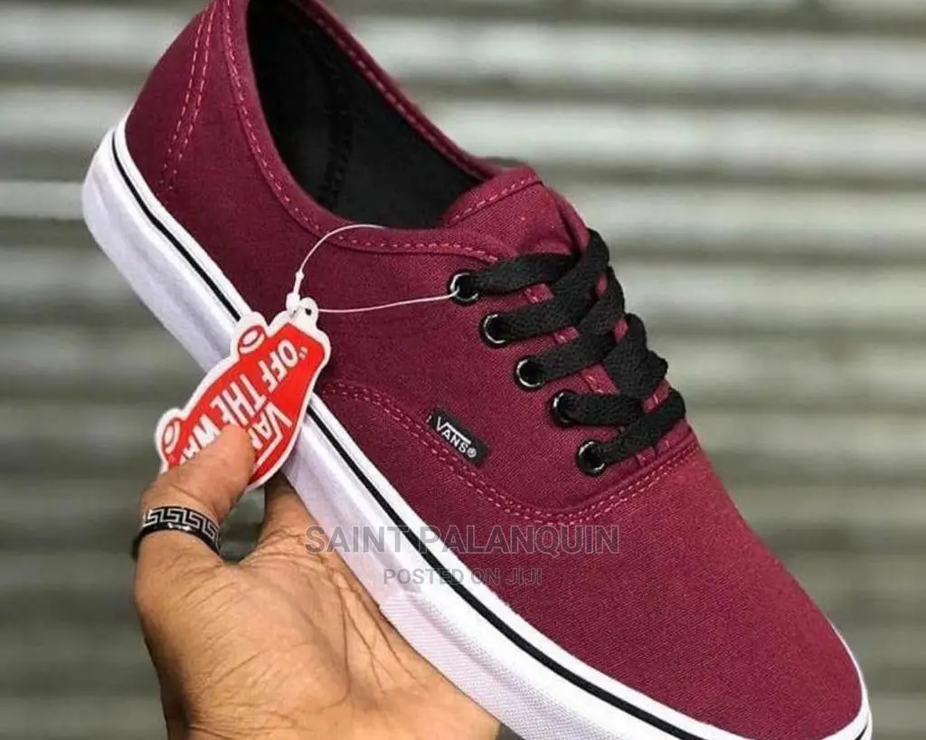 Wine Vans Sneakers