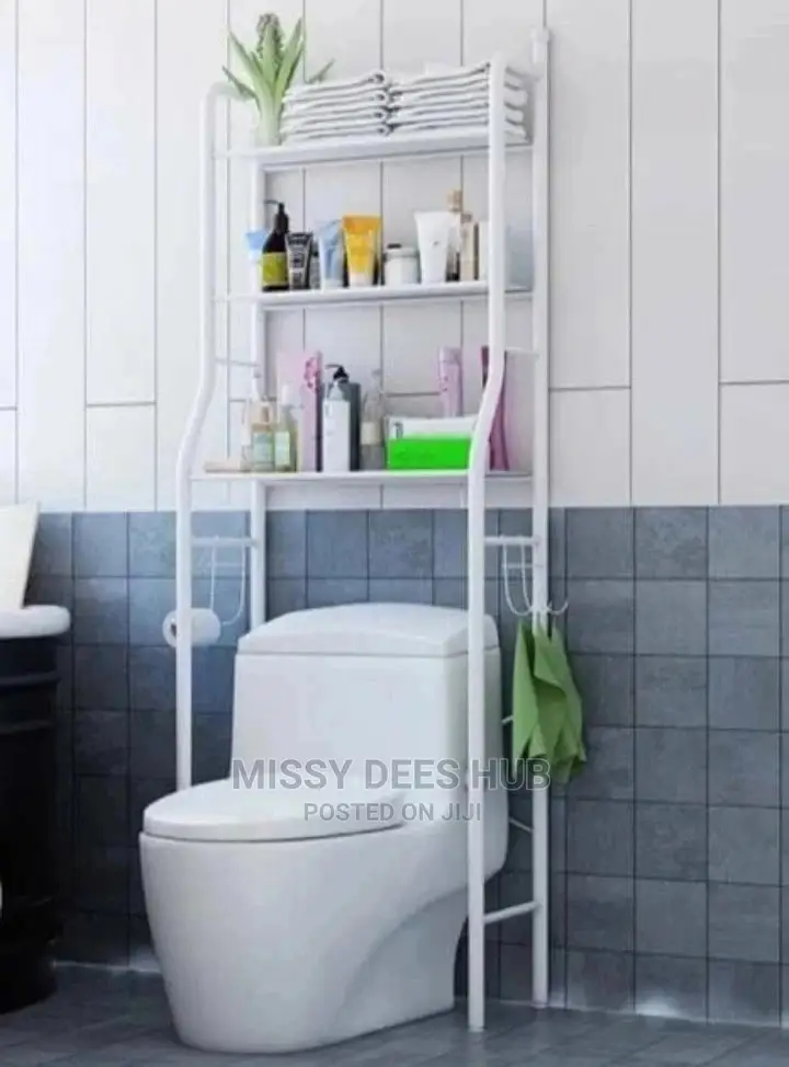 Toilet Rack / Metallic Bathroom Organizer