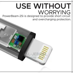 Powerbeam-25i ~ Anti-Tangle USB to Lightning Connector Cable