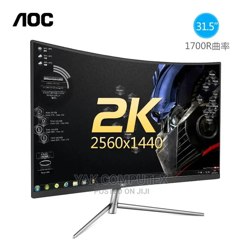 Aoc Curved Qhd Monitor