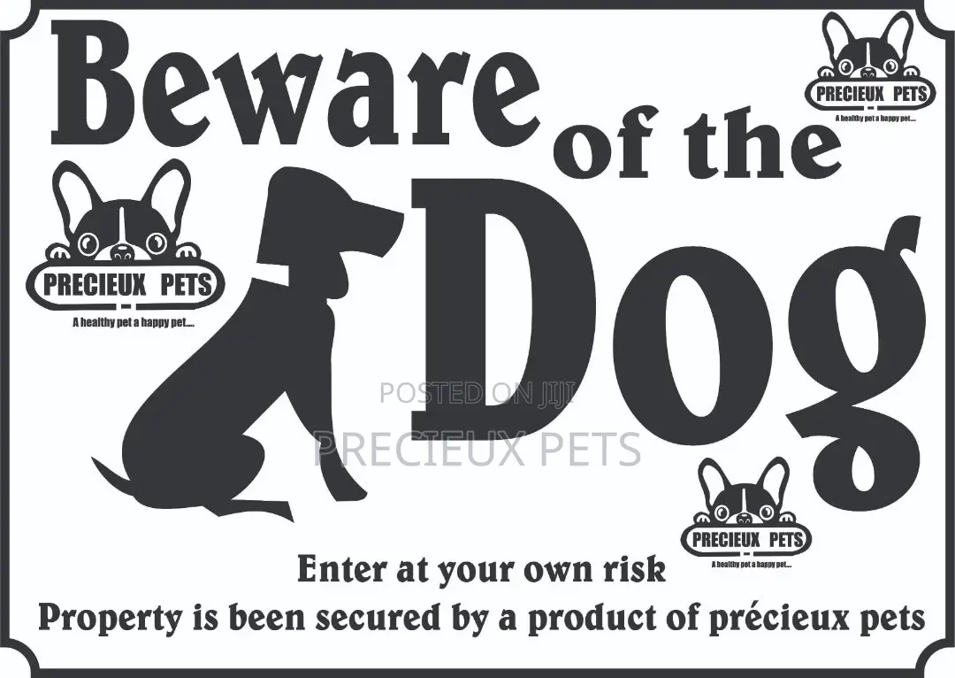 Beware of Dog Sign