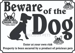 Beware of Dog Sign