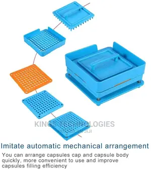 Capsules Filling Machine– Size 0, 00, 1 100,200,400 Holes
