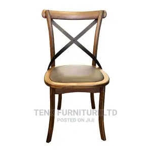 Dining Set 4-Seater (Round Table Brown)