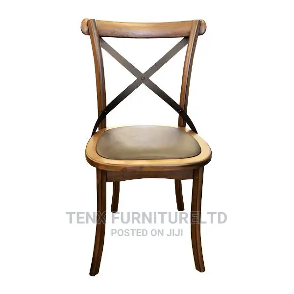 Dining Set 4-Seater (Round Table Brown)