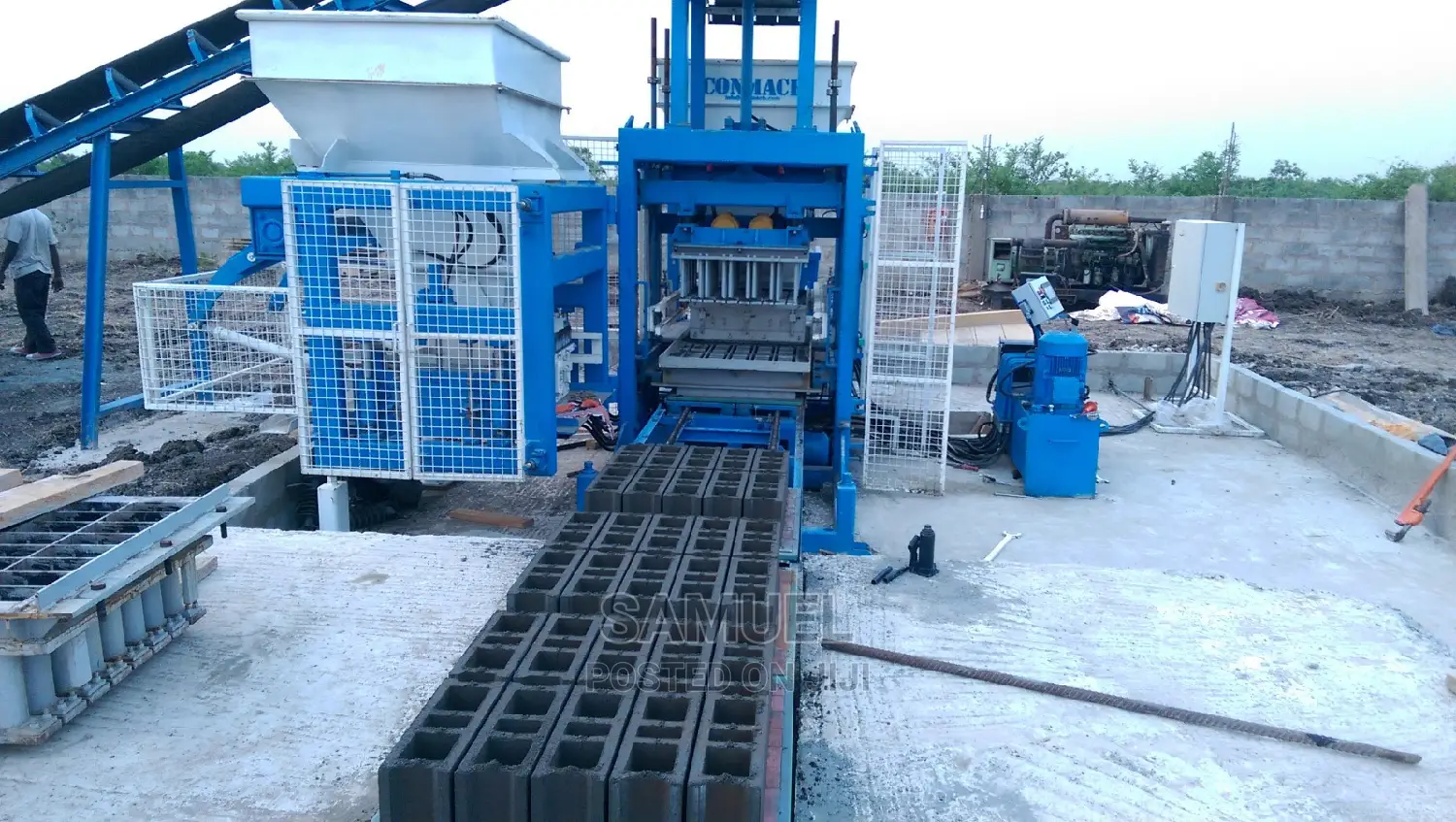 Conmach Block Machines From Turkey for Sale
