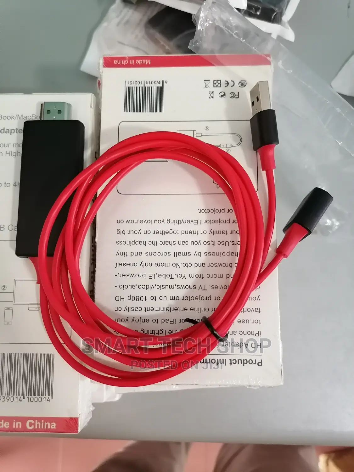 Type C and Lightening to HDMI Adapter for iPhone and Andro