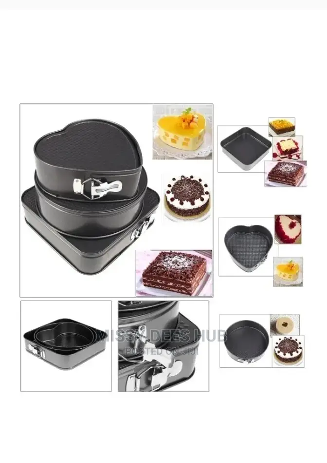3pcs Non-Stick Cake Pan