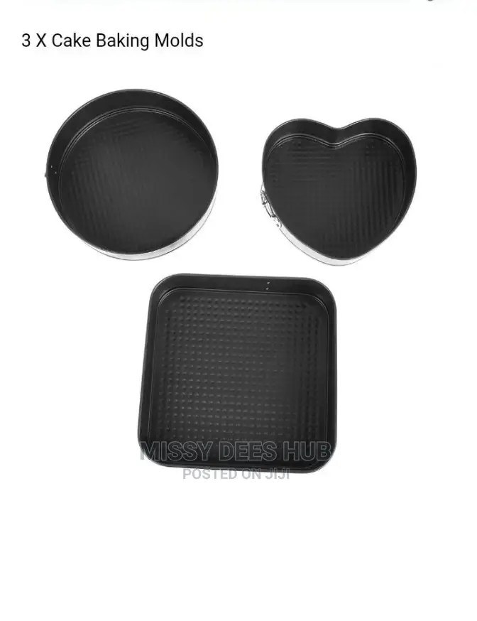 3pcs Non-Stick Cake Pan