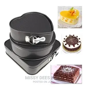 3pcs Non-Stick Cake Pan