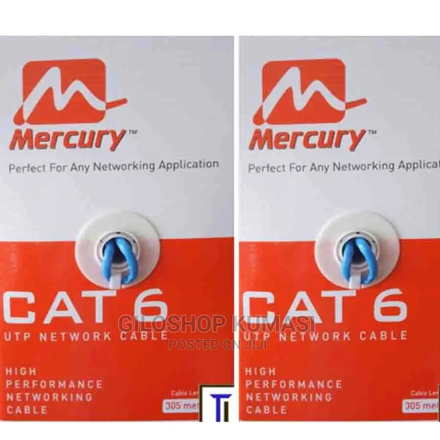 305 PVC Jacket Utp Cable Cat6 305m Meters Indoor Cable