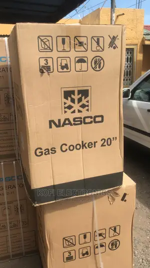 A Black Nasco Gas Cooker With Oven (50×50)
