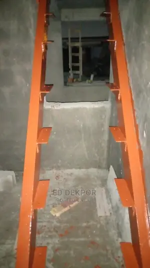 Stairs With Trust Pipe