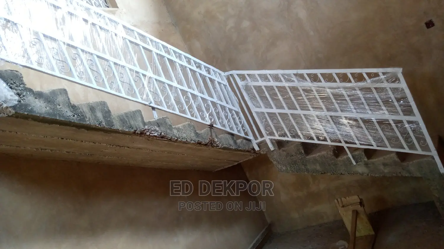 Stairs With Trust Pipe